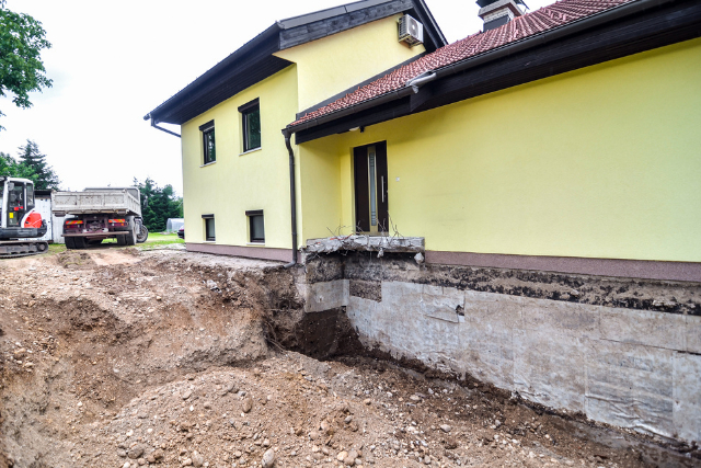 Portland Basement Excavation being done to a home